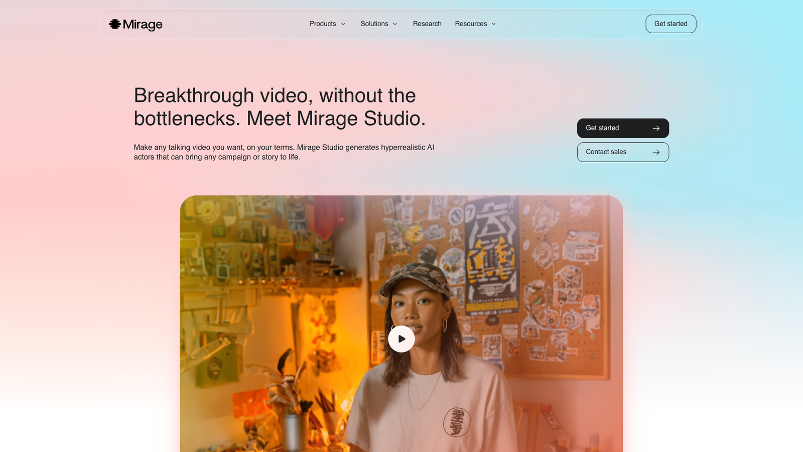Mirage Studio — интерфейс нейросети Mirage Studio — интерфейс нейросети