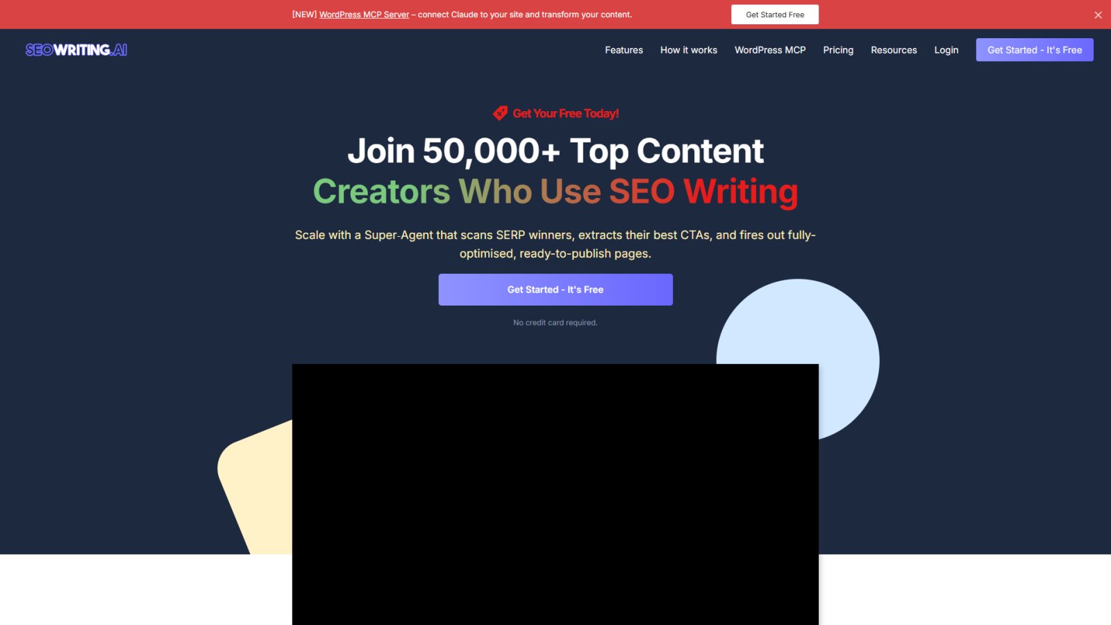 SEOWriting AI нейросеть Главная страница
