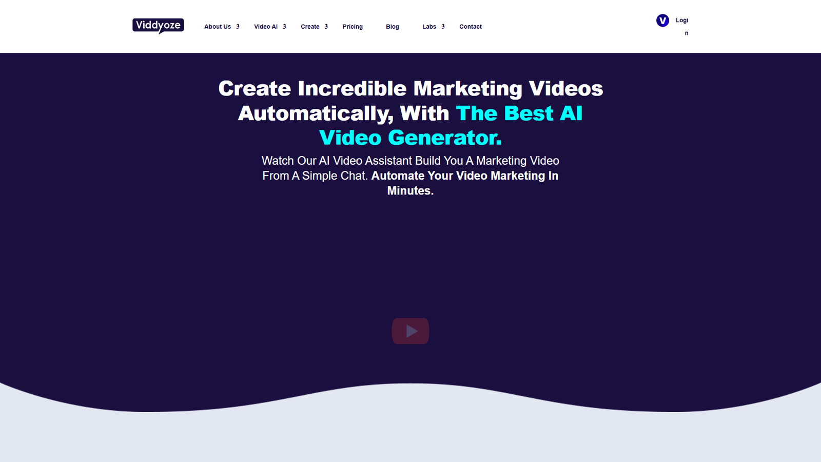 Viddyoze AI Video Generator — интерфейс нейросети Viddyoze AI Video Generator — интерфейс нейросети