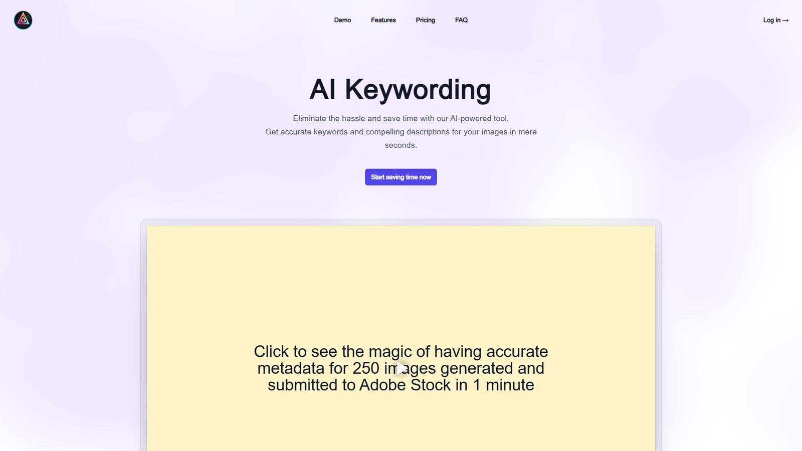 AI Keywording — интерфейс нейросети AI Keywording — интерфейс нейросети