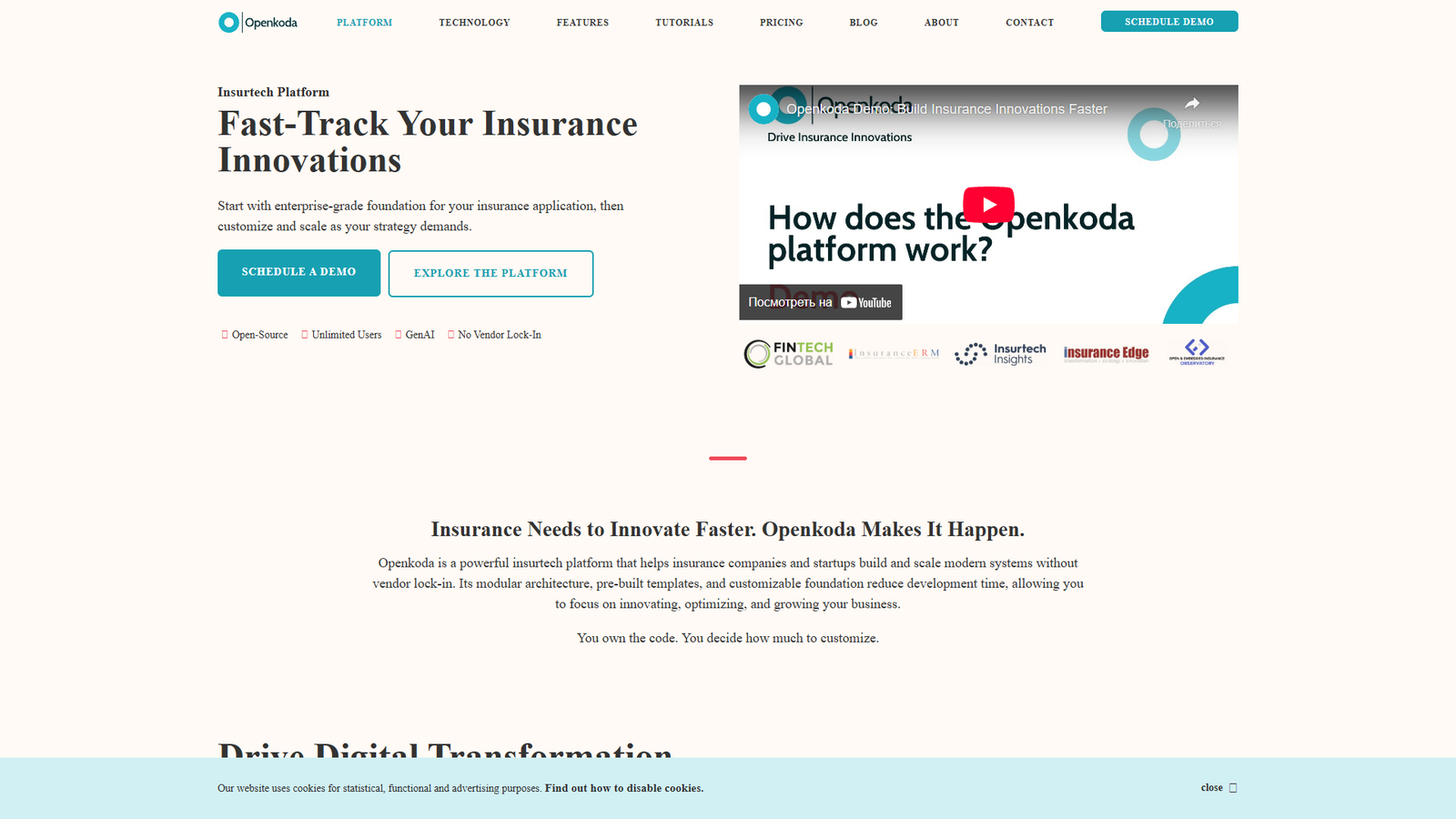 Openkoda Insurtech Platform — интерфейс нейросети Openkoda Insurtech Platform — интерфейс нейросети