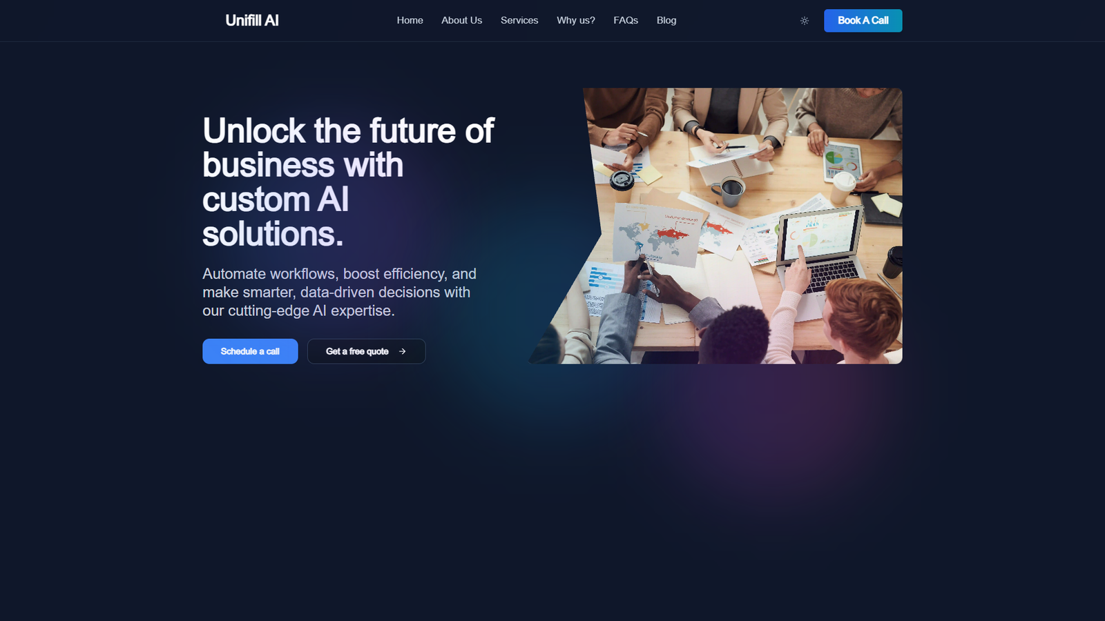 Unifill AI — интерфейс нейросети Unifill AI — интерфейс нейросети