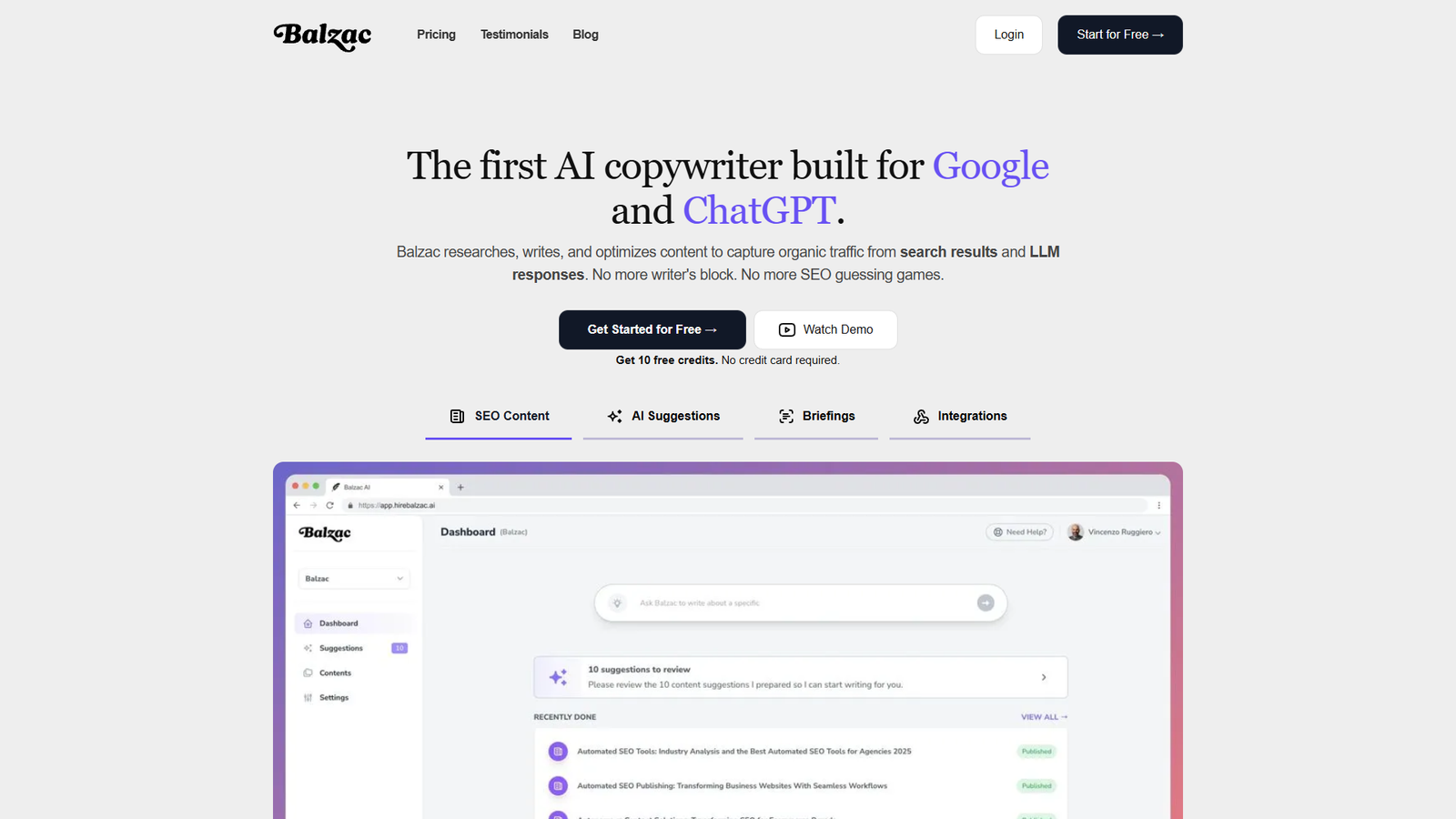 Balzac AI — интерфейс нейросети Balzac AI — интерфейс нейросети