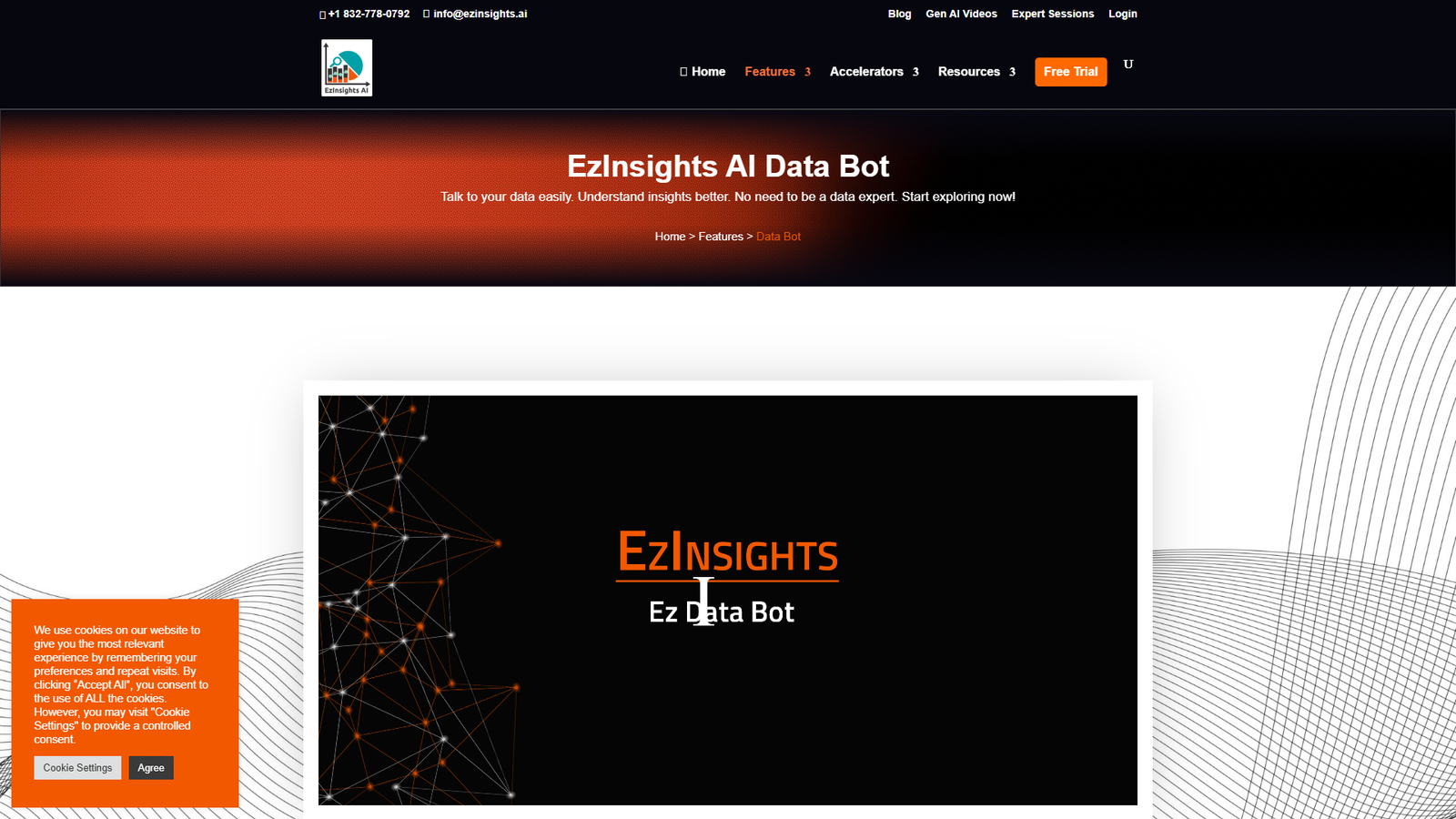 EzInsights AI Data Bot — интерфейс нейросети EzInsights AI Data Bot — интерфейс нейросети