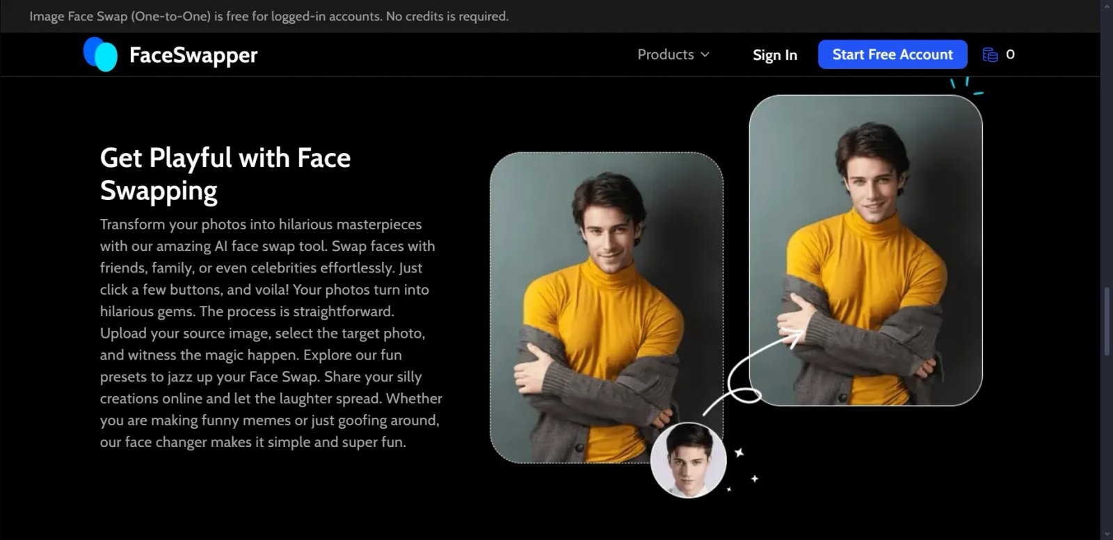 Face Swapper About