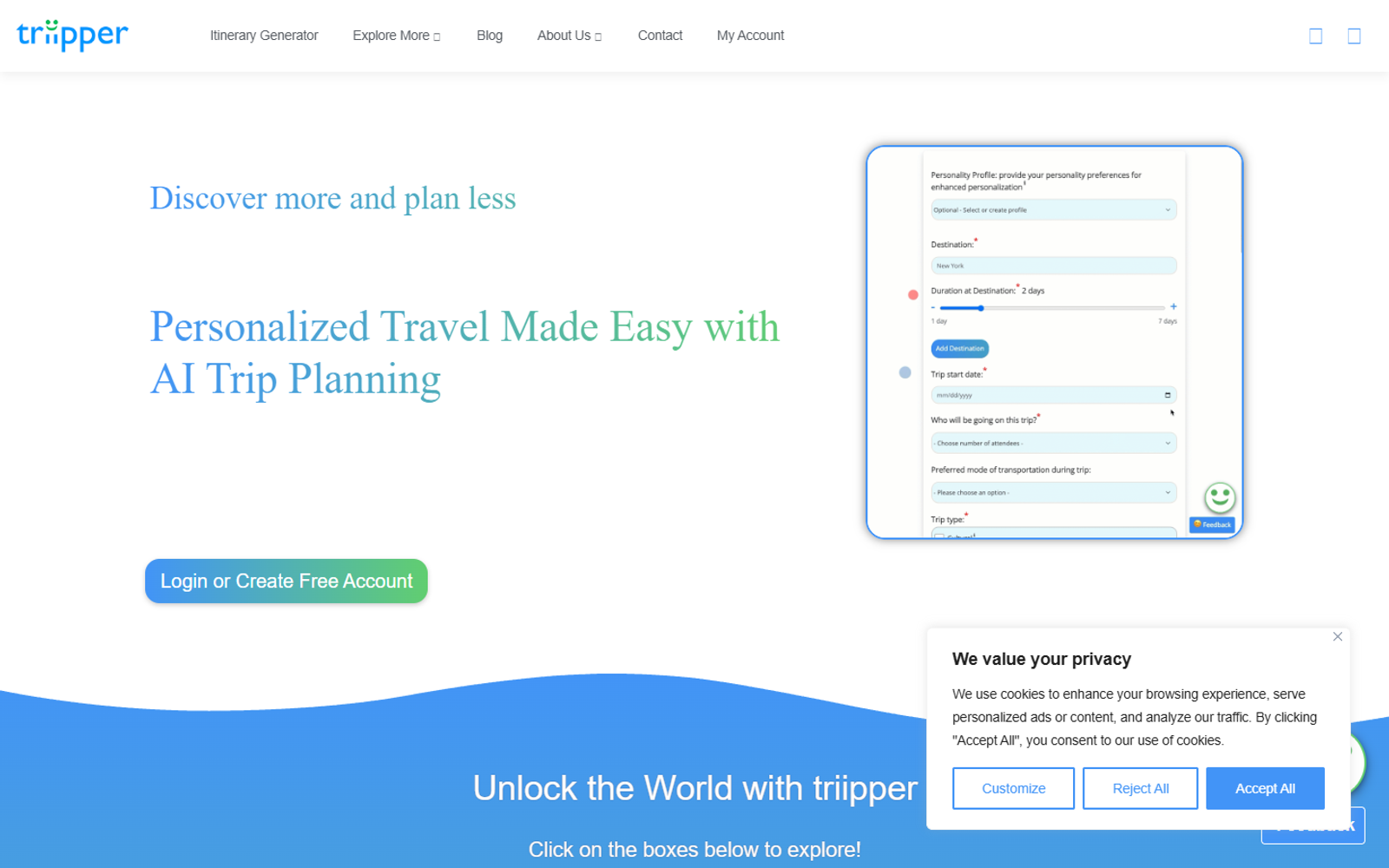 triipper — интерфейс нейросети triipper — интерфейс нейросети