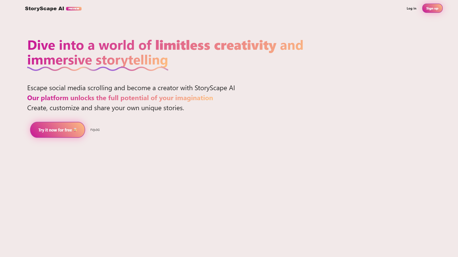 StoryScape AI — интерфейс нейросети StoryScape AI — интерфейс нейросети