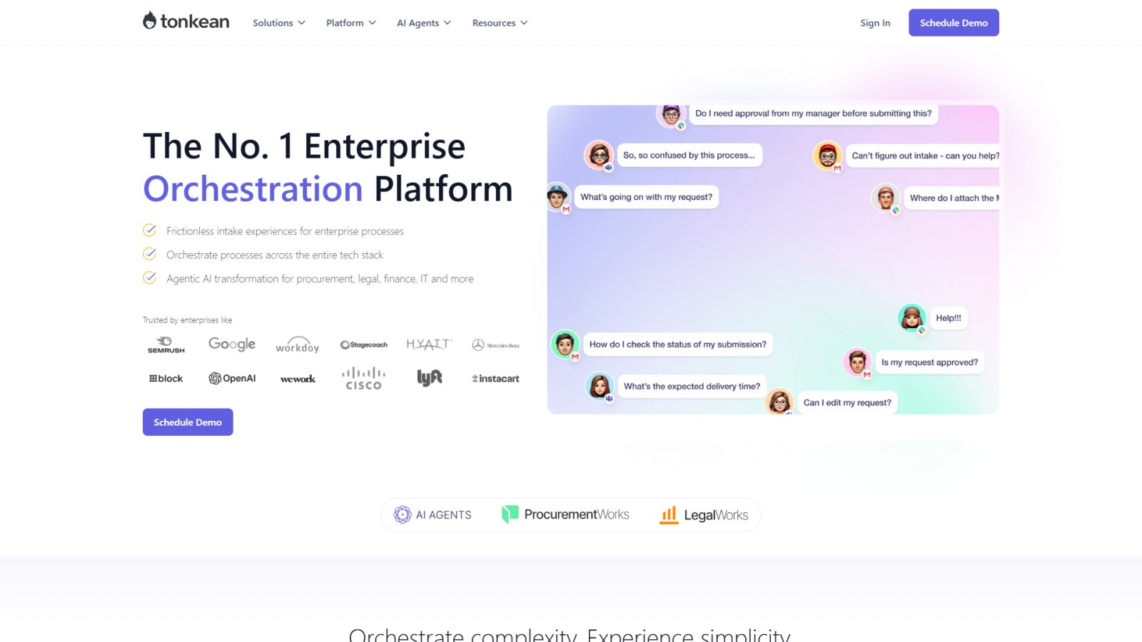 Tonkean нейросеть Главная страница Tonkean нейросеть Главная страница