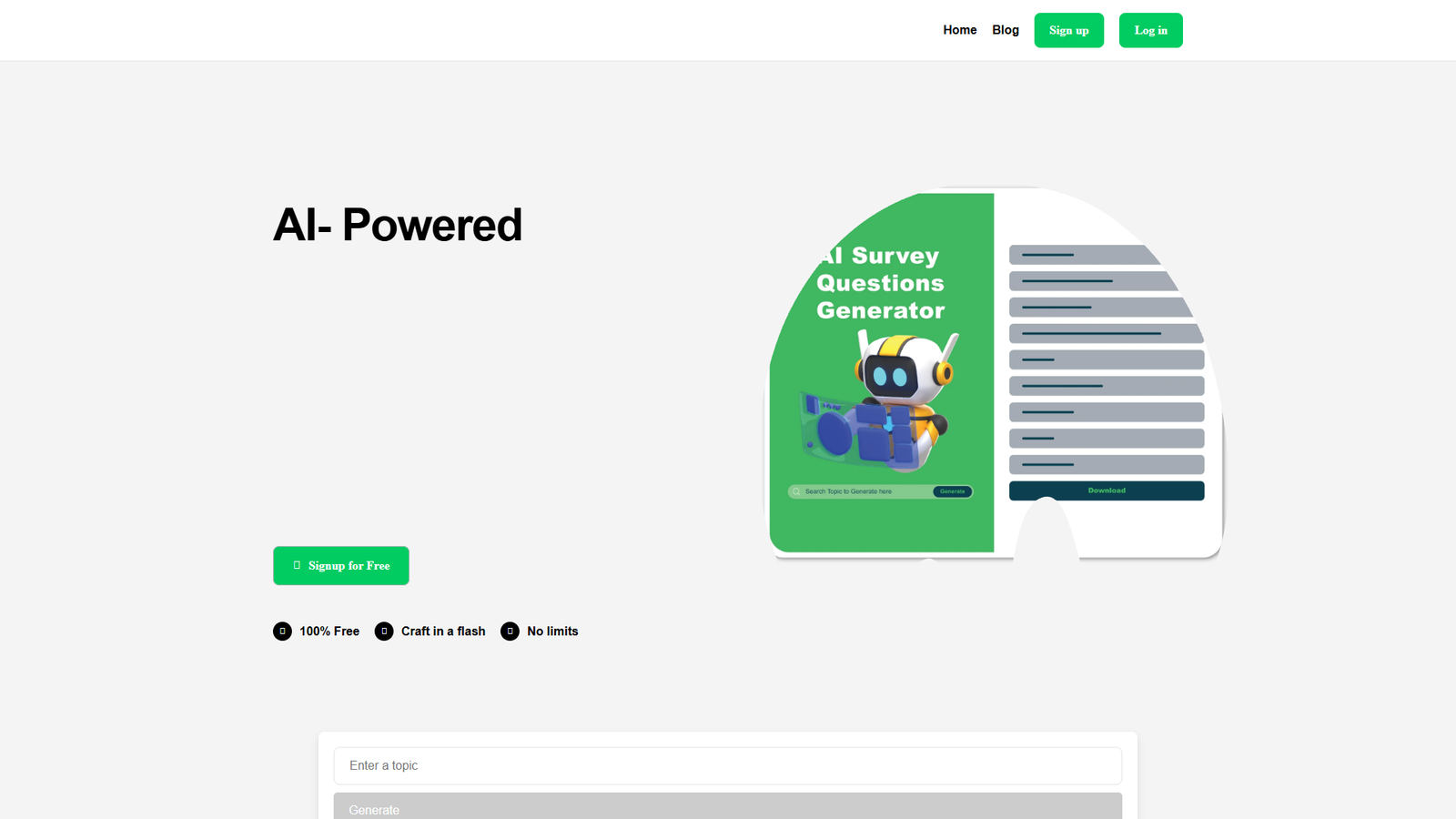 SurveySlack — интерфейс нейросети SurveySlack — интерфейс нейросети