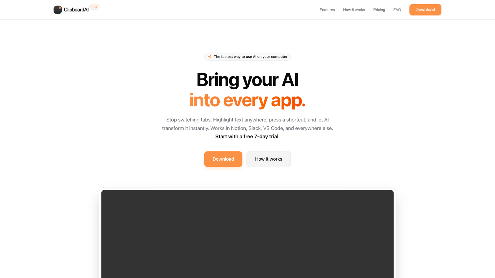 ClipboardAI — интерфейс нейросети