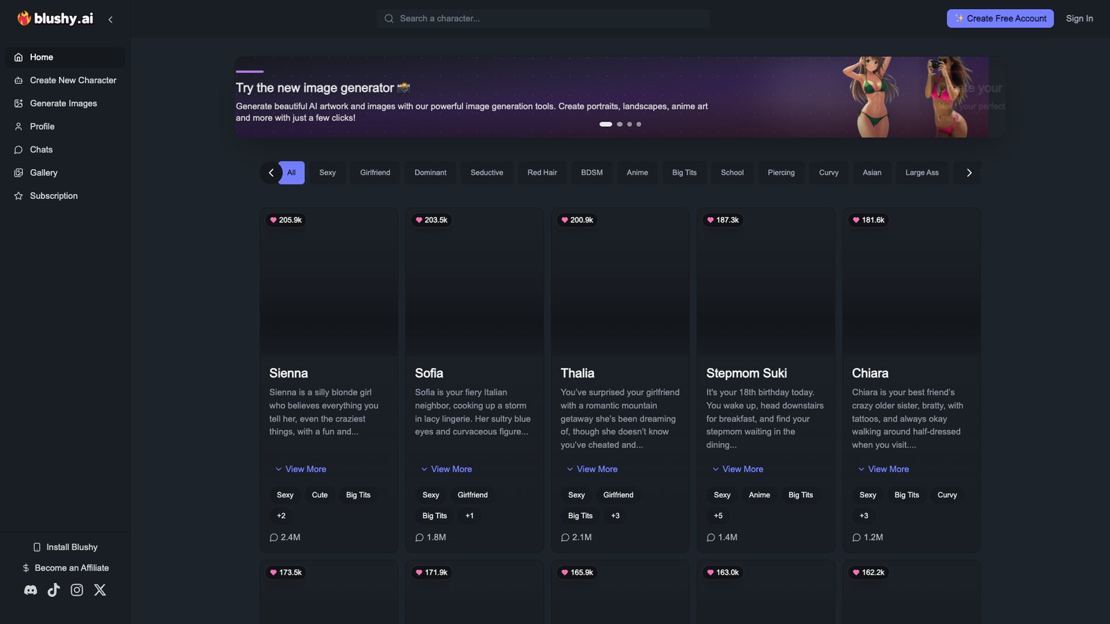 Blushy — интерфейс нейросети Blushy — интерфейс нейросети