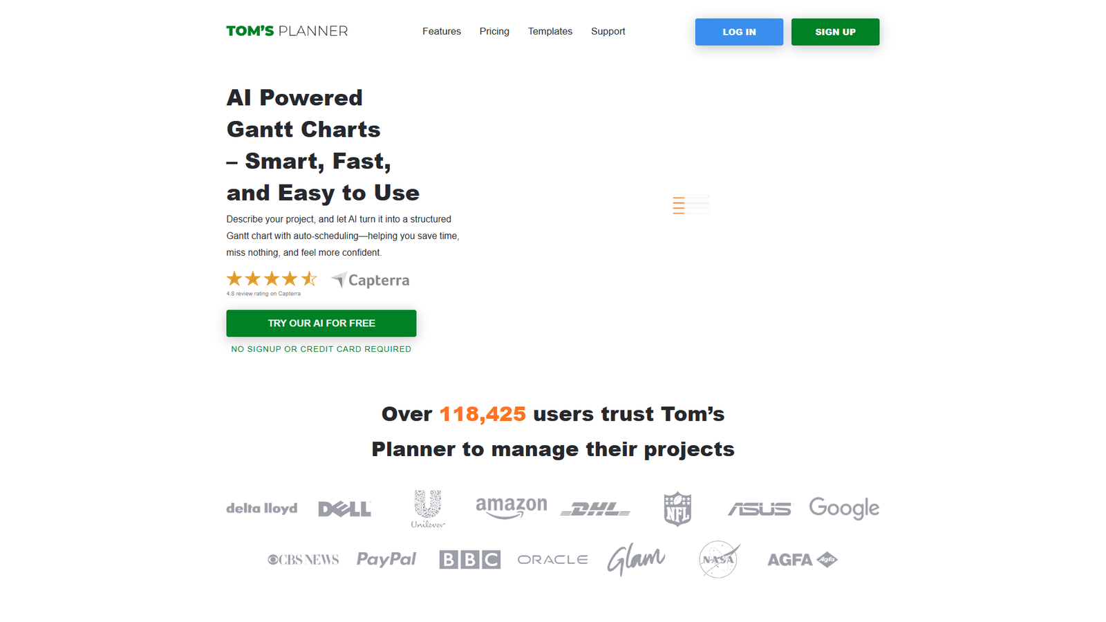 Tom's Planner AI Assist — интерфейс нейросети Tom's Planner AI Assist — интерфейс нейросети