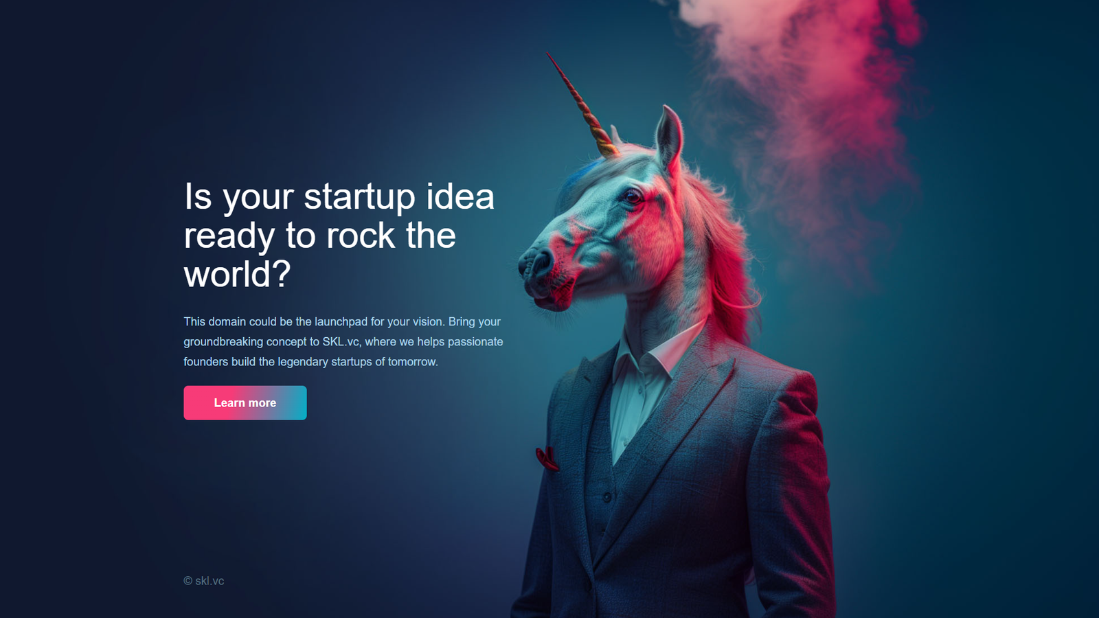 SKL.vc Venture Builder — интерфейс нейросети SKL.vc Venture Builder — интерфейс нейросети