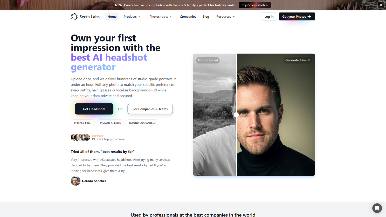 Secta Labs — интерфейс нейросети Secta Labs — интерфейс нейросети