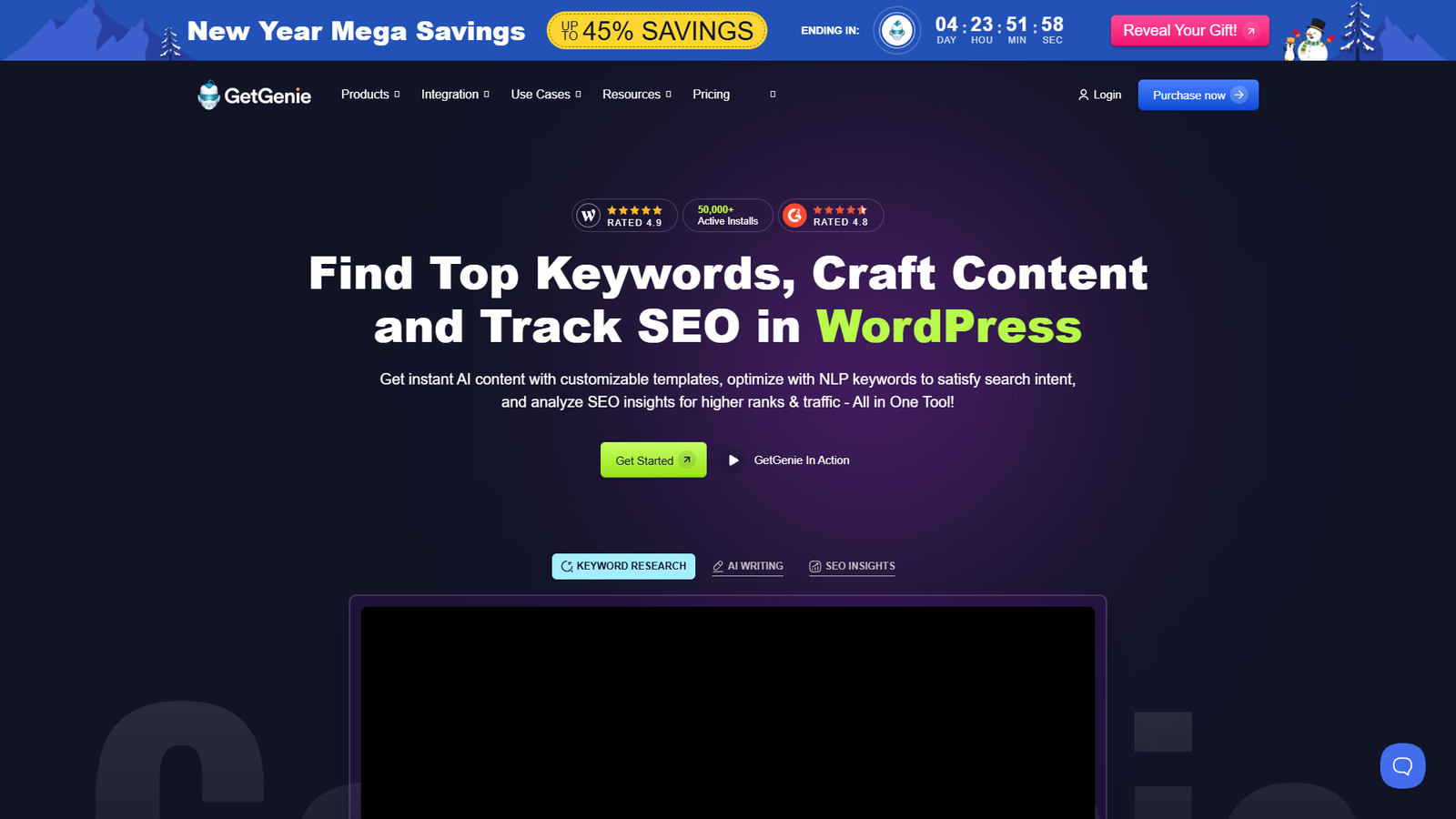 GetGenie — интерфейс нейросети GetGenie — интерфейс нейросети