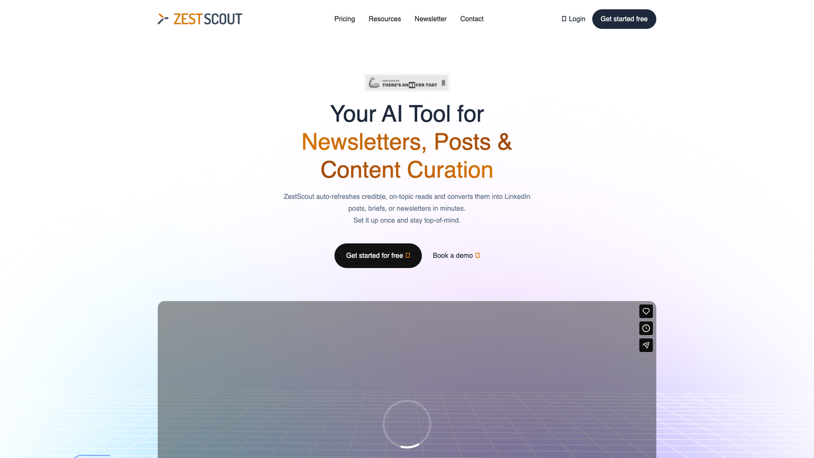 ZestScout — интерфейс нейросети