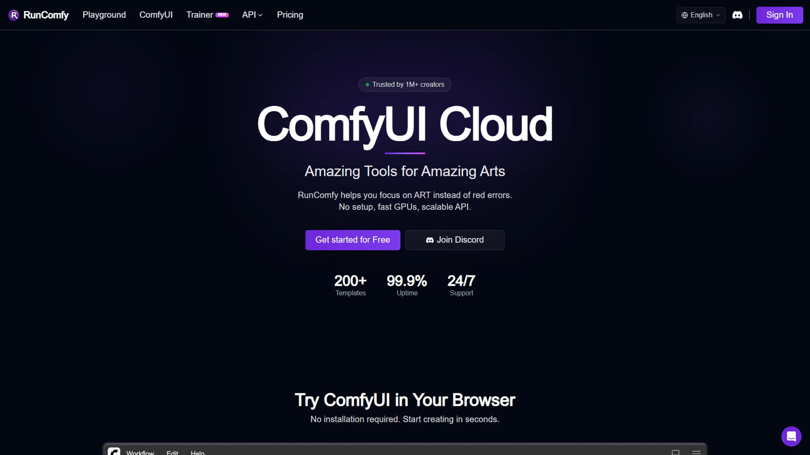 RunComfy — интерфейс нейросети RunComfy — интерфейс нейросети