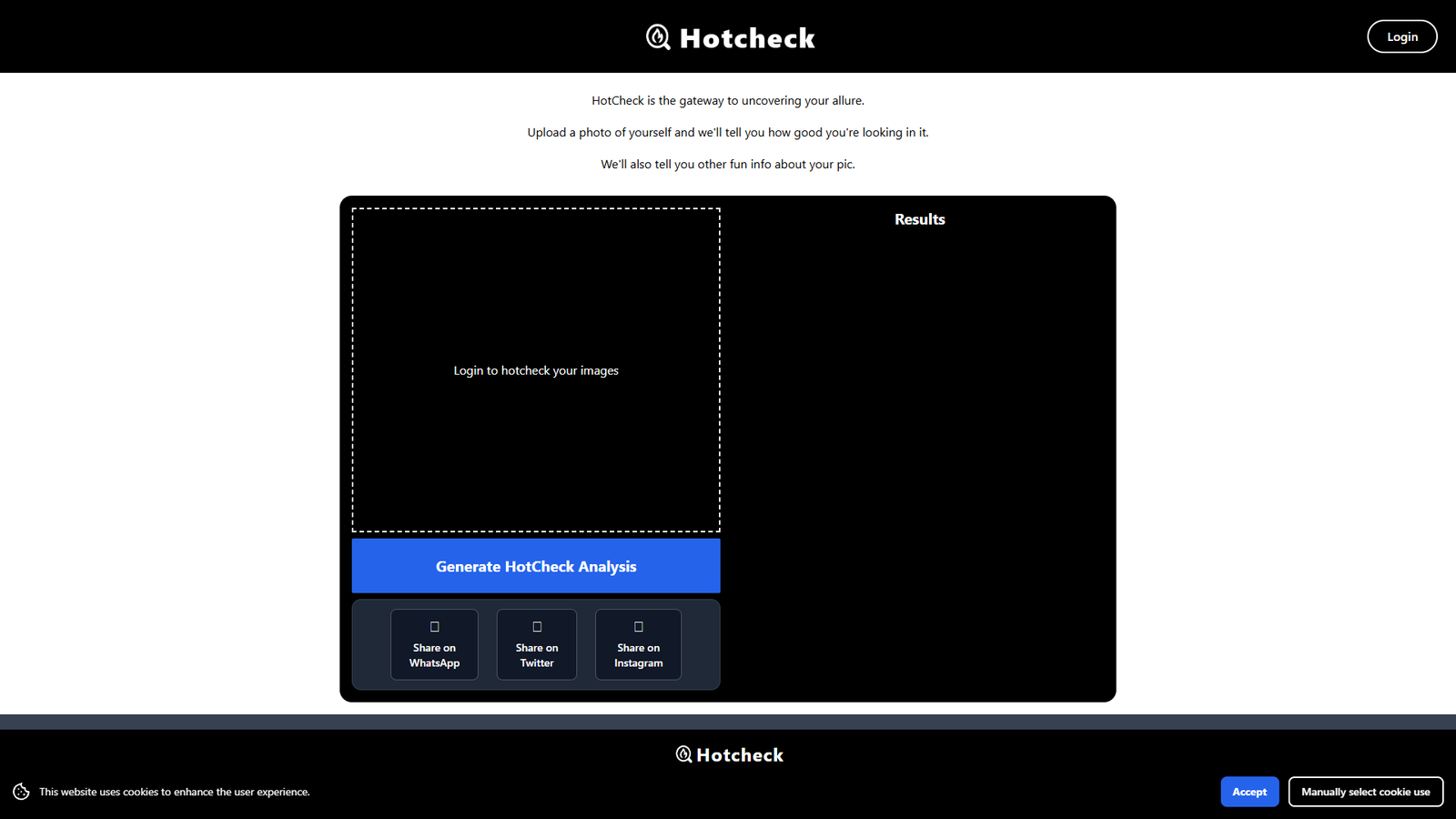 Hotcheck — интерфейс нейросети Hotcheck — интерфейс нейросети