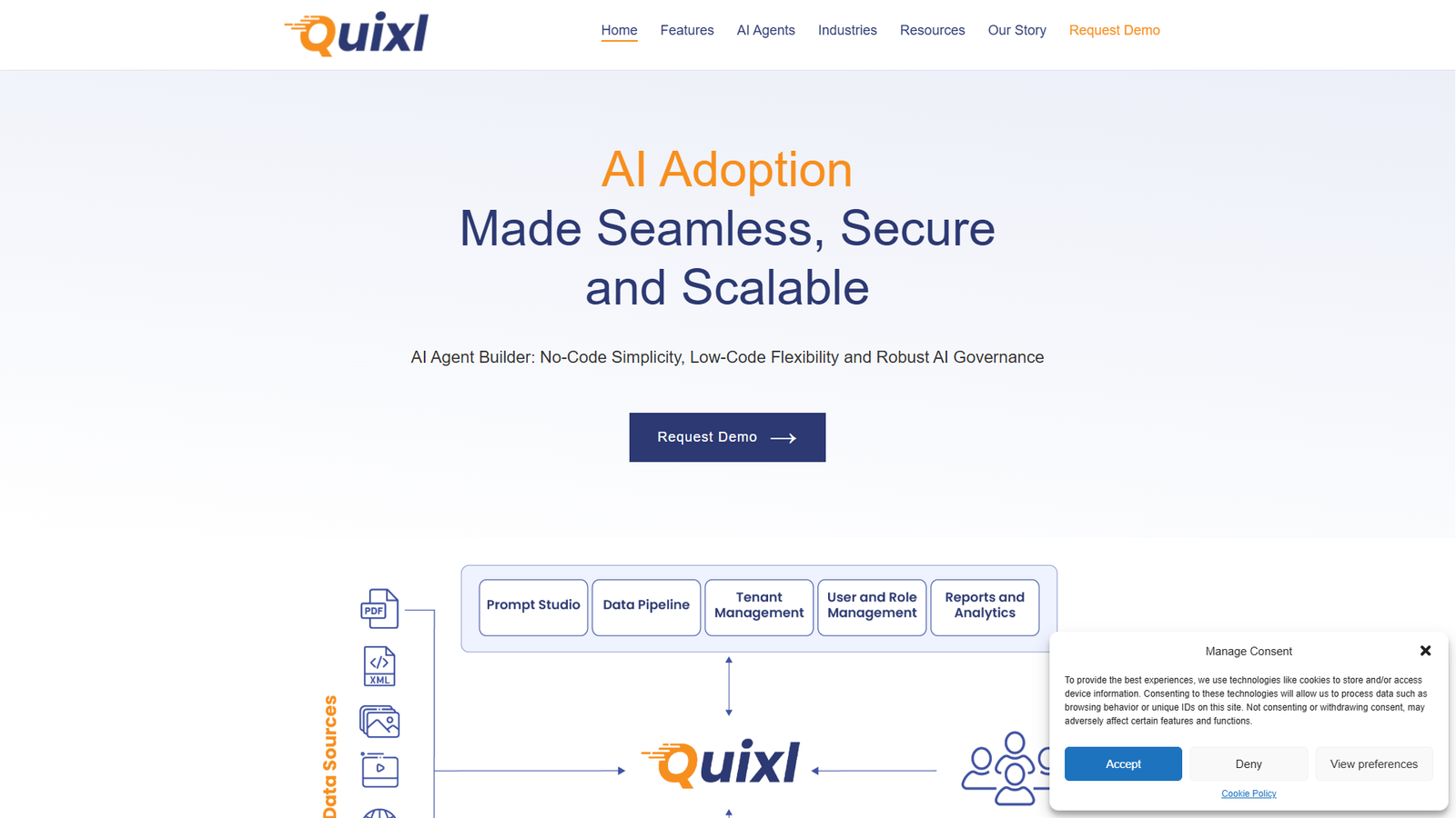 Quixl — интерфейс нейросети Quixl — интерфейс нейросети