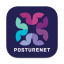 AI Posture Reminder App — логотип нейросети