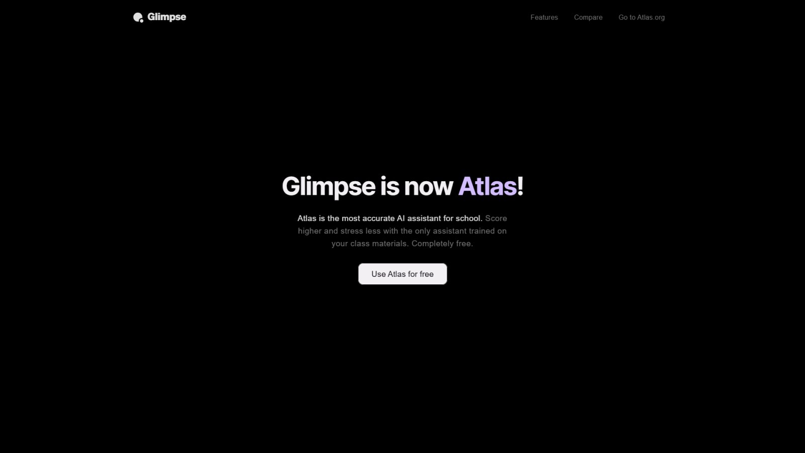 Glimpse нейросеть Главная страница