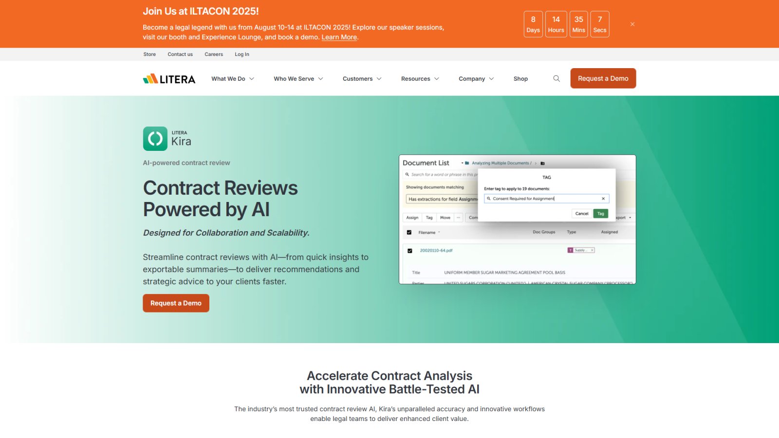 Kira Systems нейросеть Главная страница