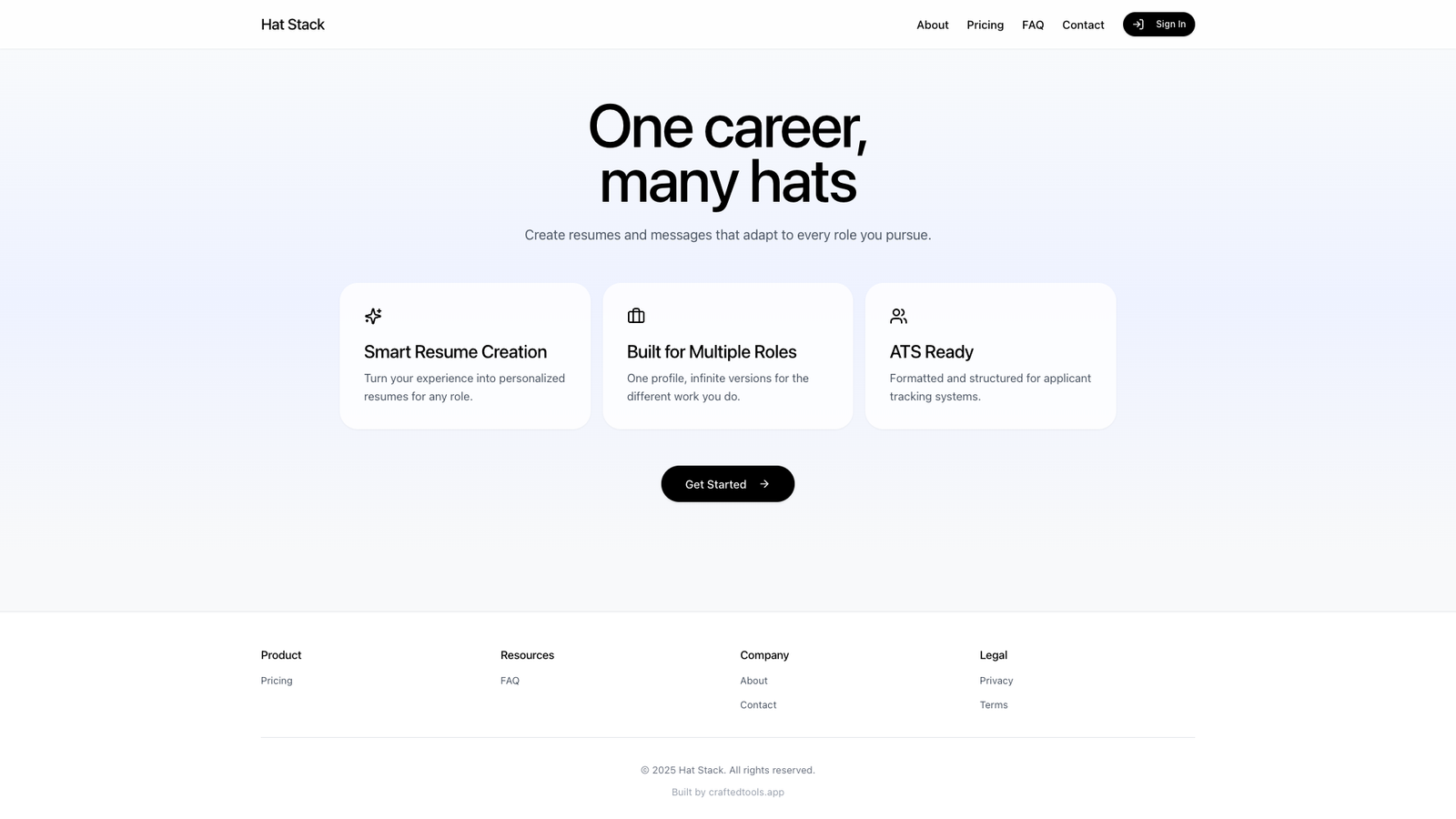 Hat Stack — интерфейс нейросети Hat Stack — интерфейс нейросети