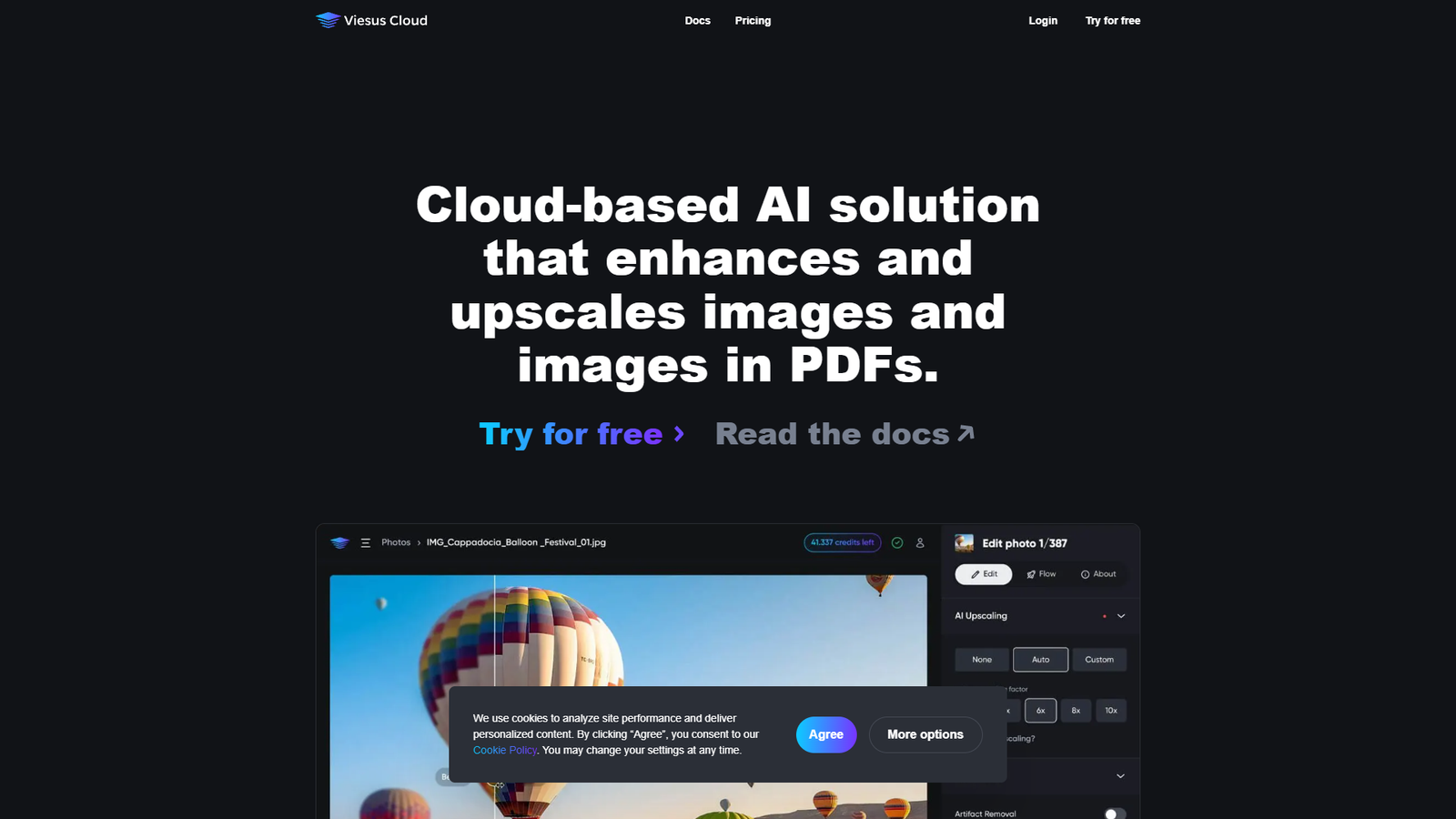 Viesus Cloud — интерфейс нейросети Viesus Cloud — интерфейс нейросети