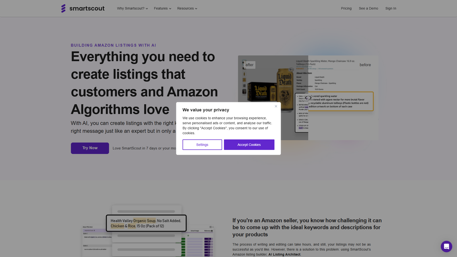 AI Listing Architect — интерфейс нейросети AI Listing Architect — интерфейс нейросети