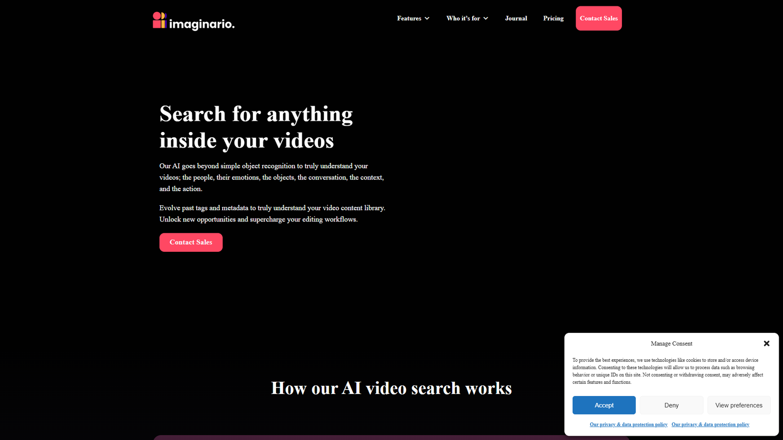 Imaginario AI — интерфейс нейросети Imaginario AI — интерфейс нейросети