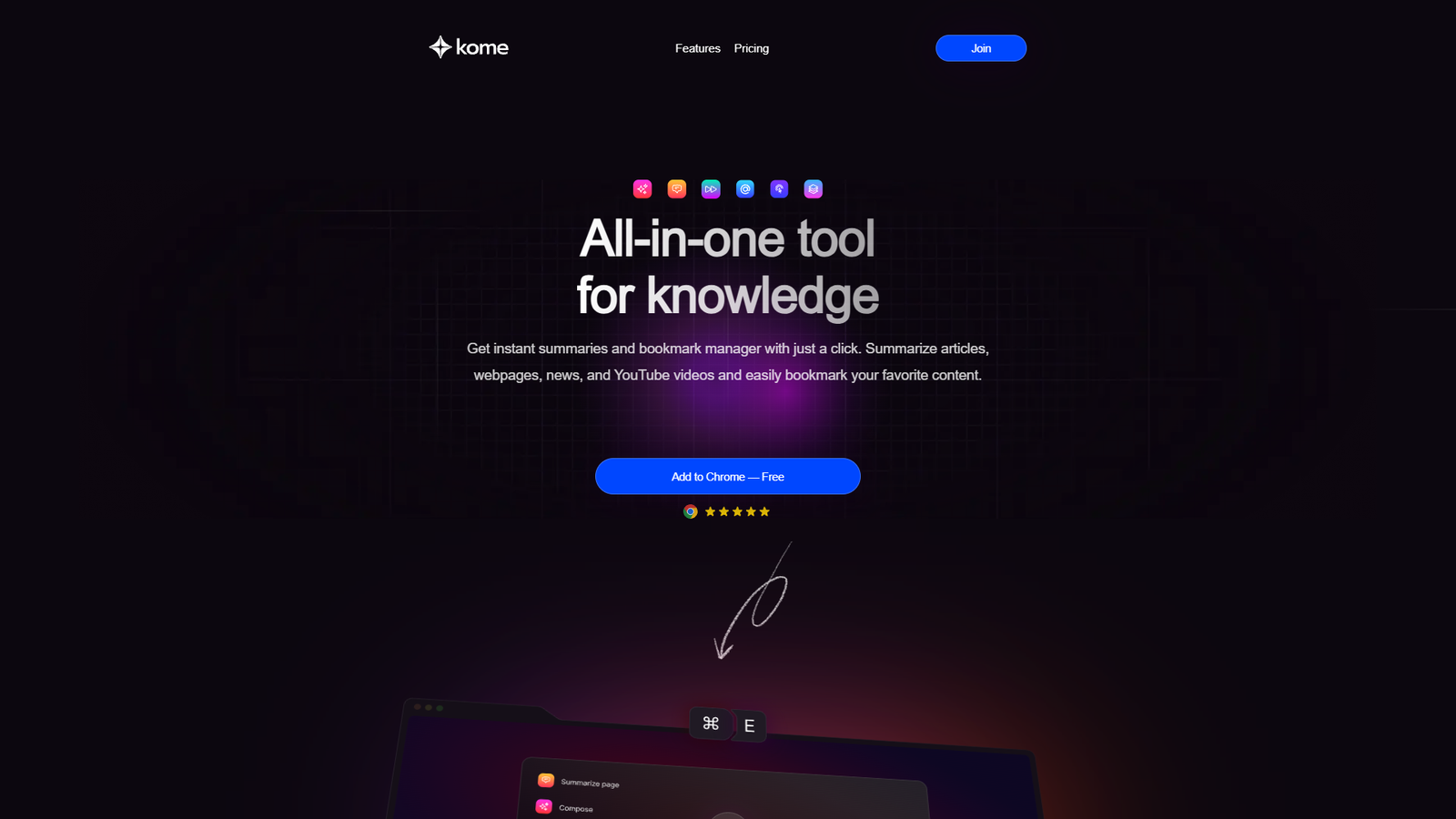 Kome — интерфейс нейросети Kome — интерфейс нейросети