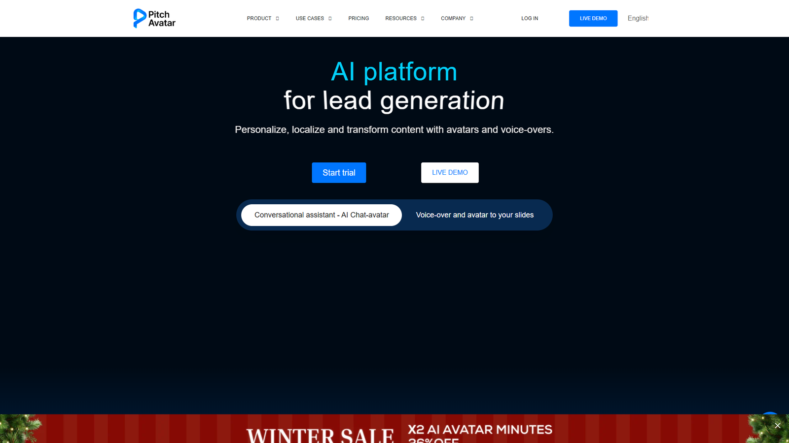 Pitch Avatar — интерфейс нейросети Pitch Avatar — интерфейс нейросети