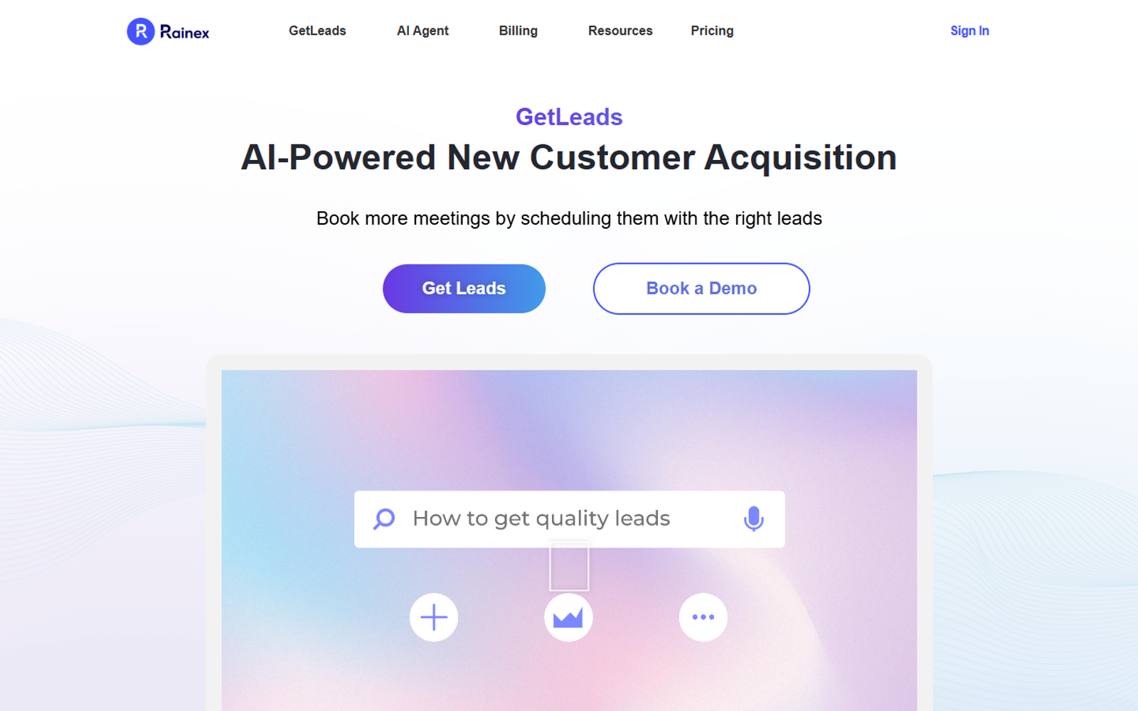 GetLeads — интерфейс нейросети GetLeads — интерфейс нейросети