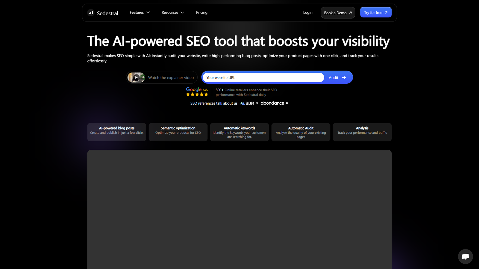 Sedestral — интерфейс нейросети Sedestral — интерфейс нейросети
