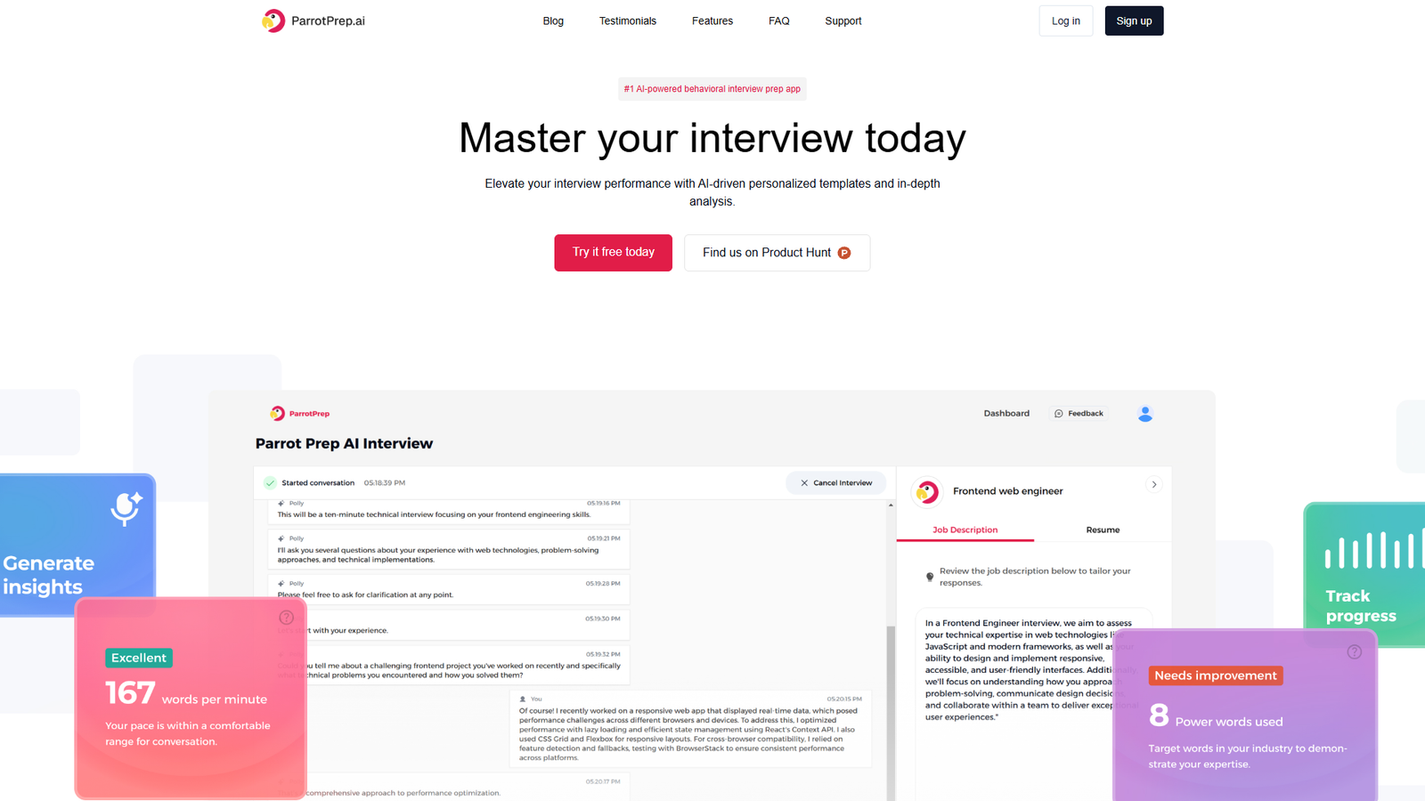 Parrot — интерфейс нейросети Parrot — интерфейс нейросети