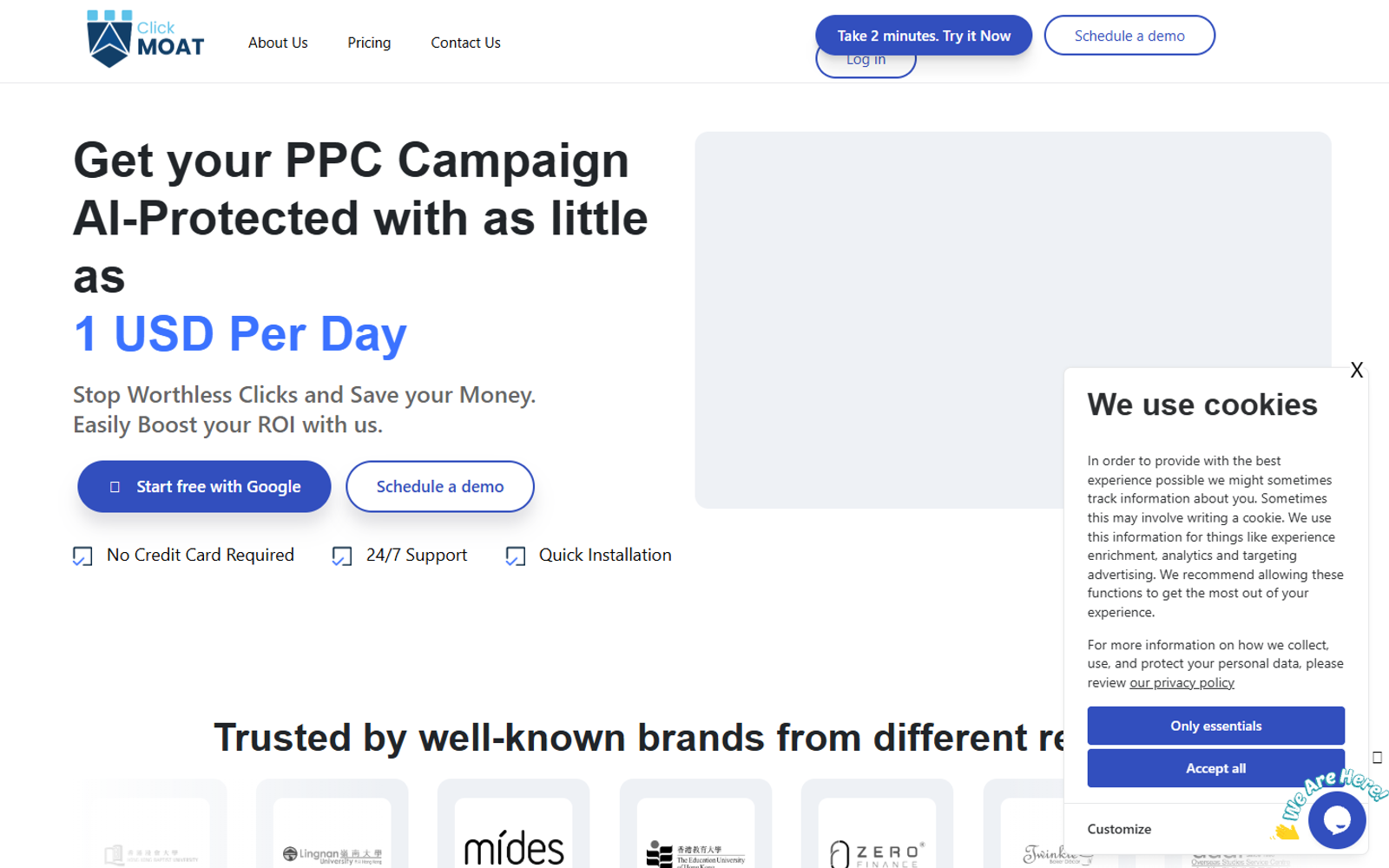 ClickMoat — интерфейс нейросети ClickMoat — интерфейс нейросети
