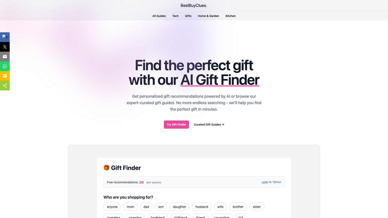 BestBuyClues — интерфейс нейросети BestBuyClues — интерфейс нейросети