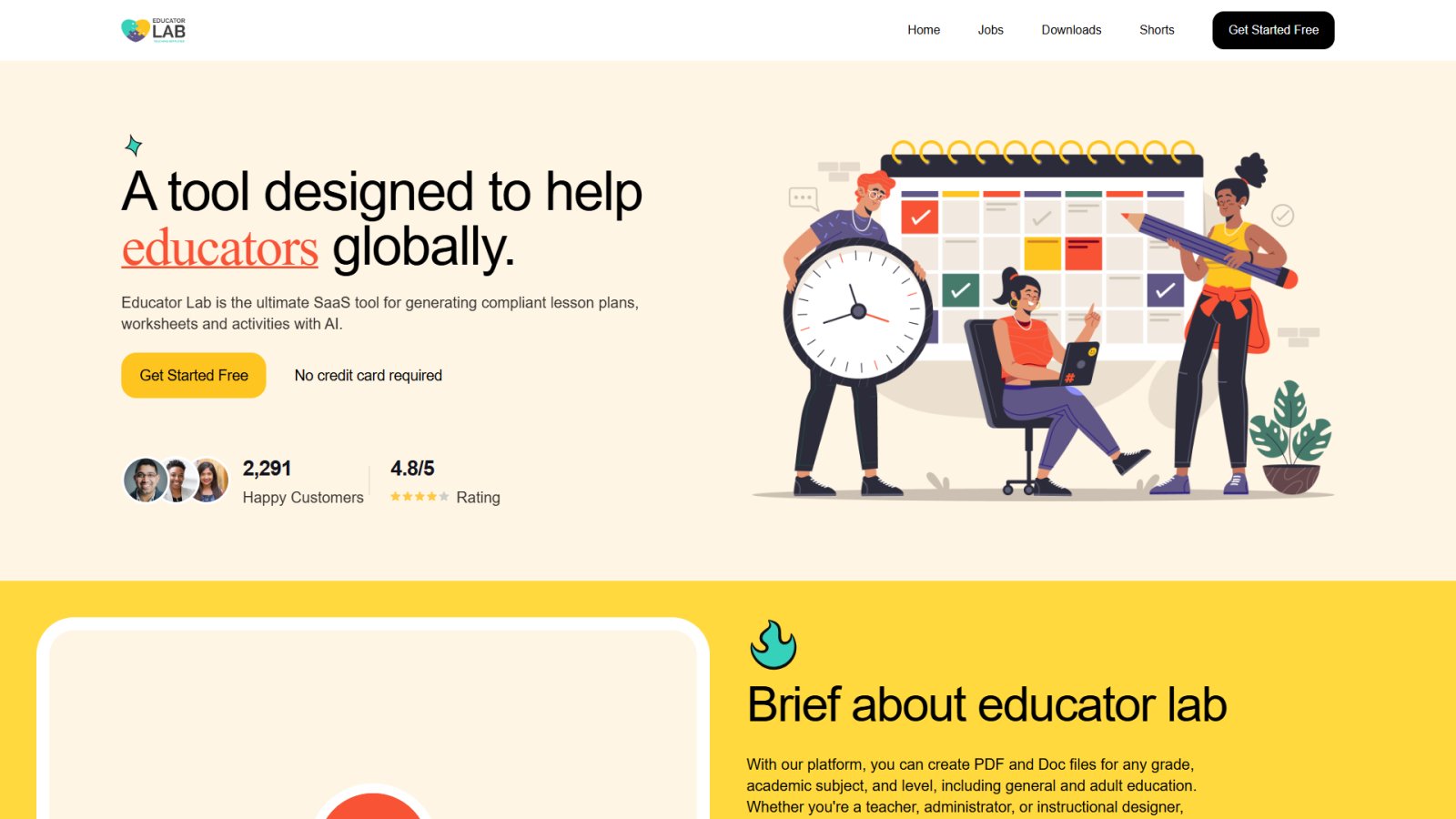 EducatorLab нейросеть Главная страница