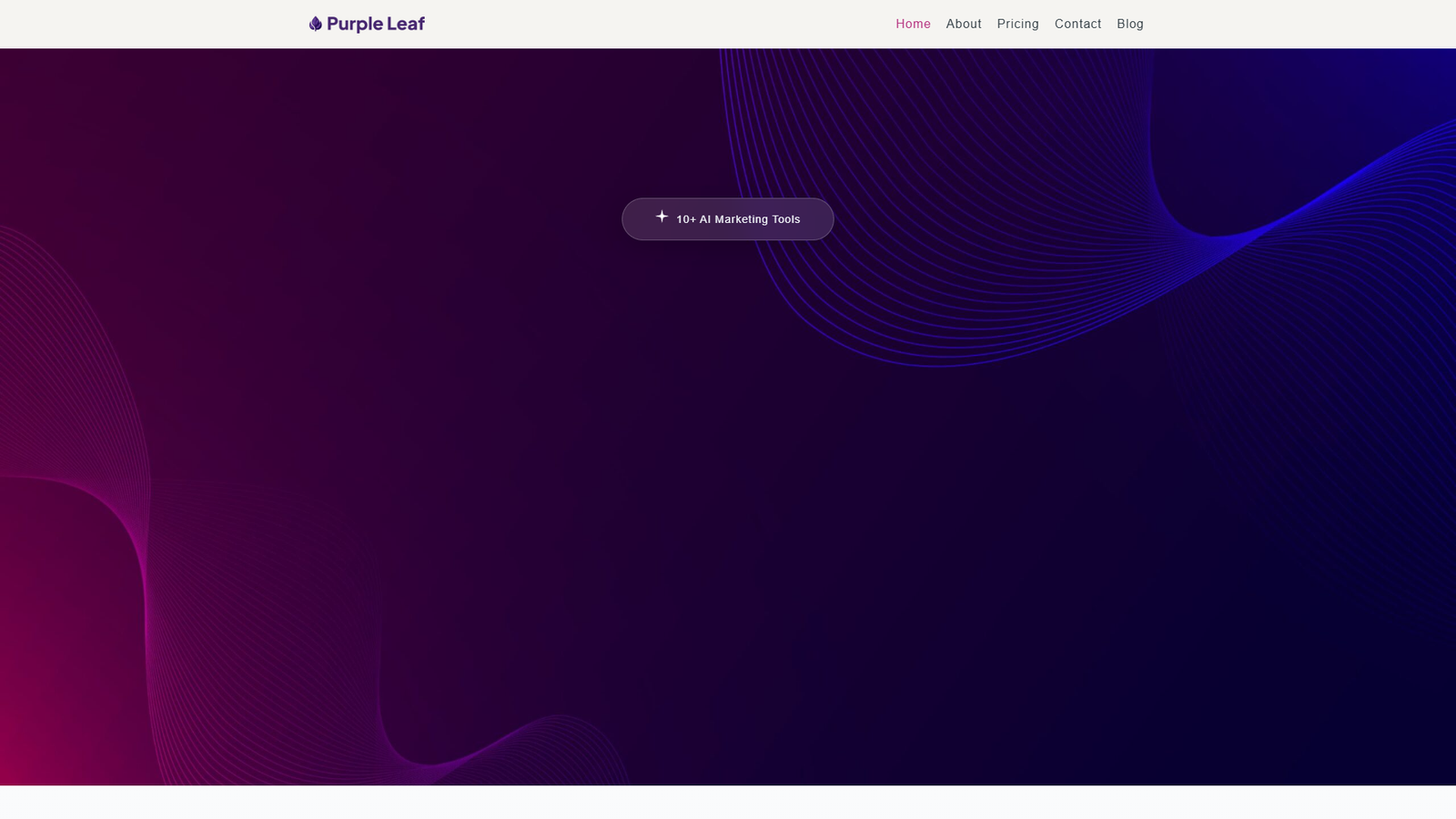 Purple Leaf — интерфейс нейросети Purple Leaf — интерфейс нейросети