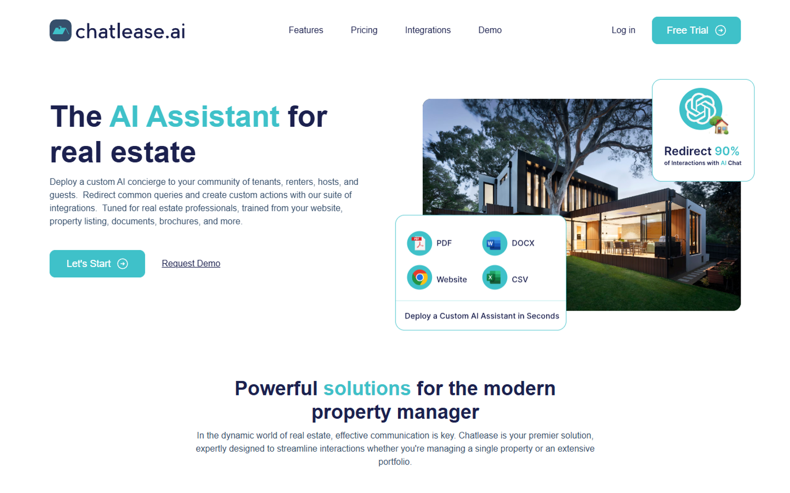 Chatlease — интерфейс нейросети Chatlease — интерфейс нейросети