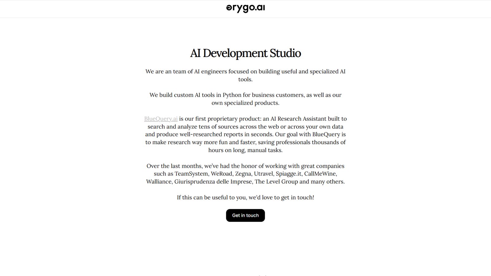 Orygo AI нейросеть Главная страница Orygo AI нейросеть Главная страница