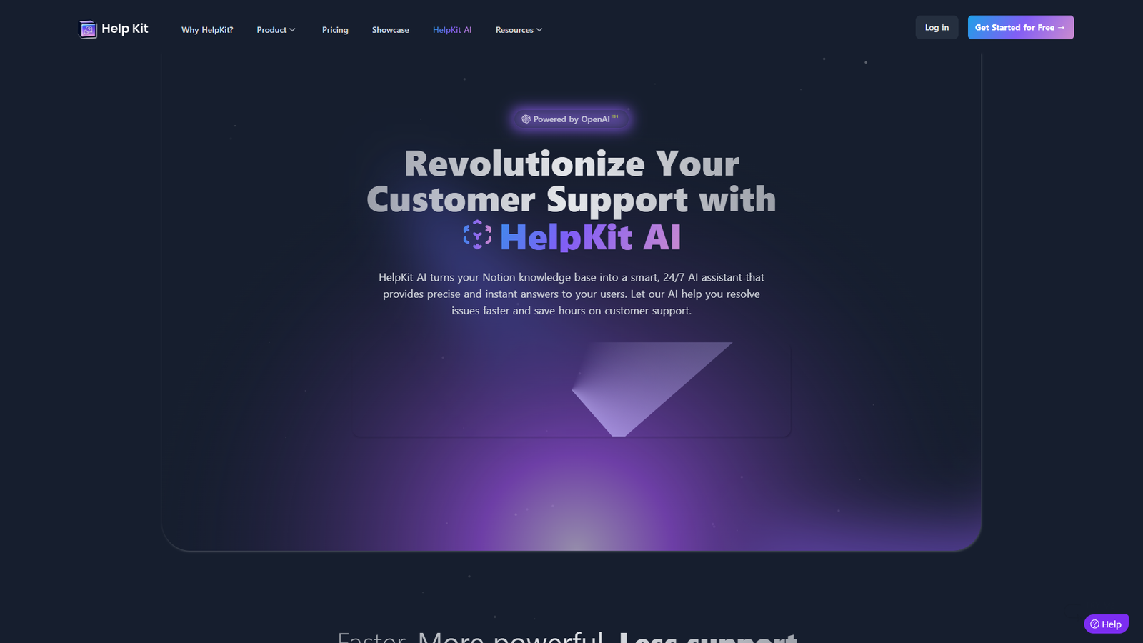 HelpKit AI — интерфейс нейросети HelpKit AI — интерфейс нейросети