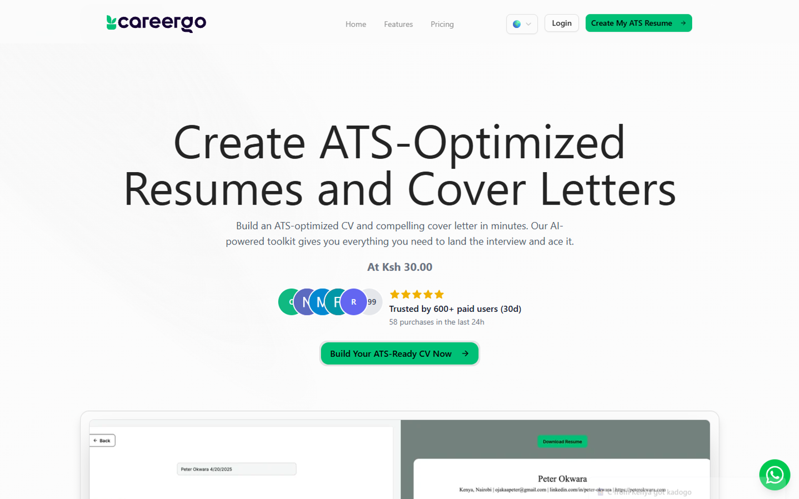 Careergo — интерфейс нейросети Careergo — интерфейс нейросети