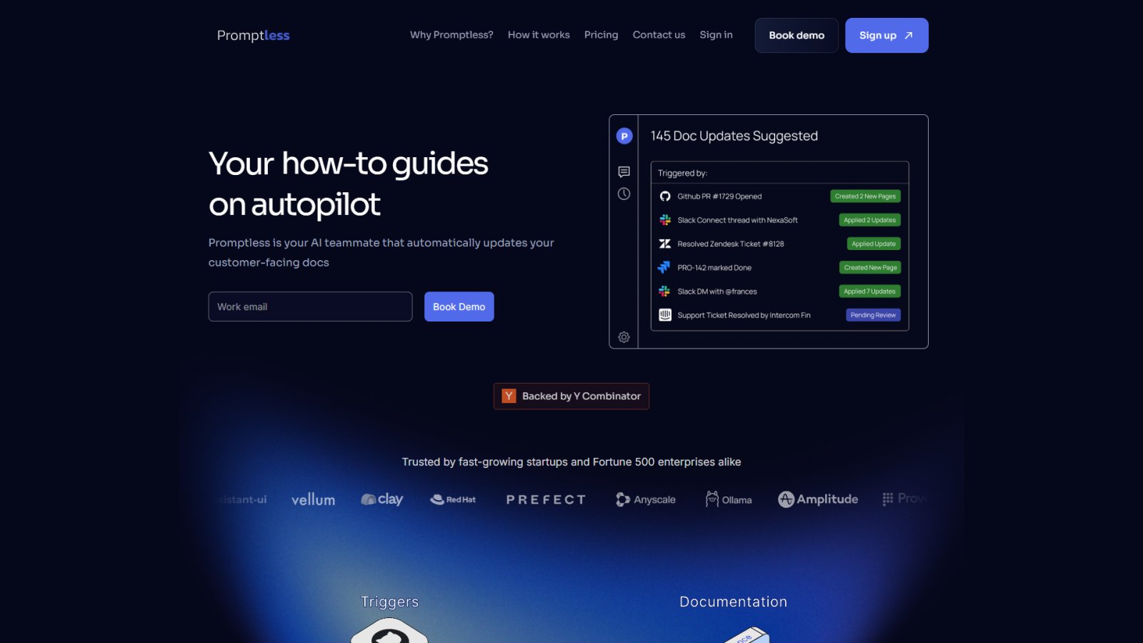 Promptless нейросеть Главная страница