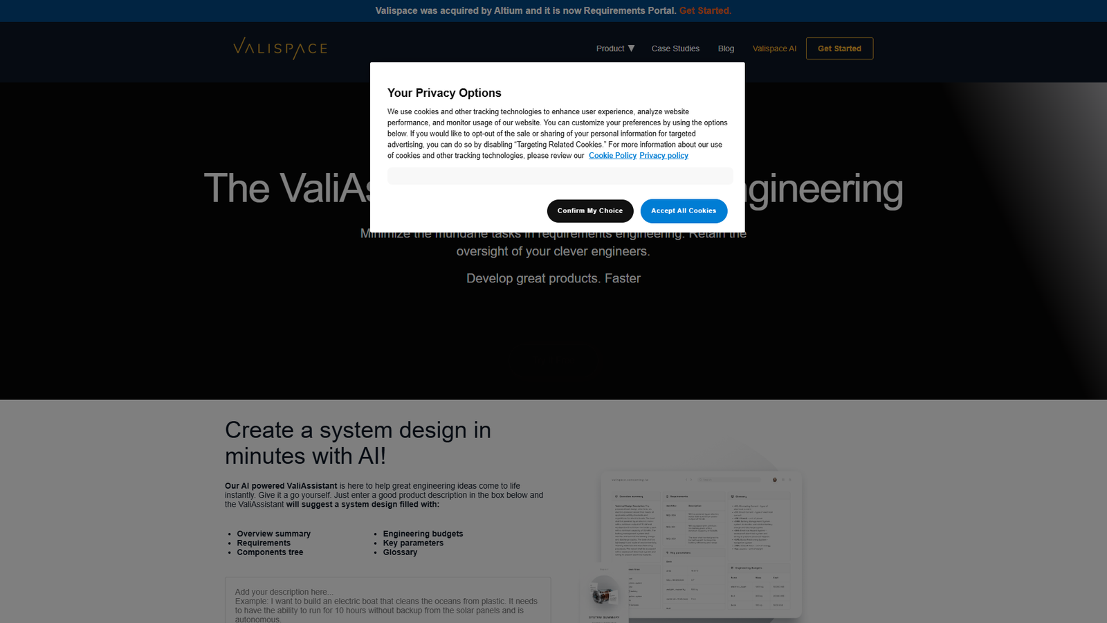 ValiAssistant (Valispace AI) — интерфейс нейросети ValiAssistant (Valispace AI) — интерфейс нейросети