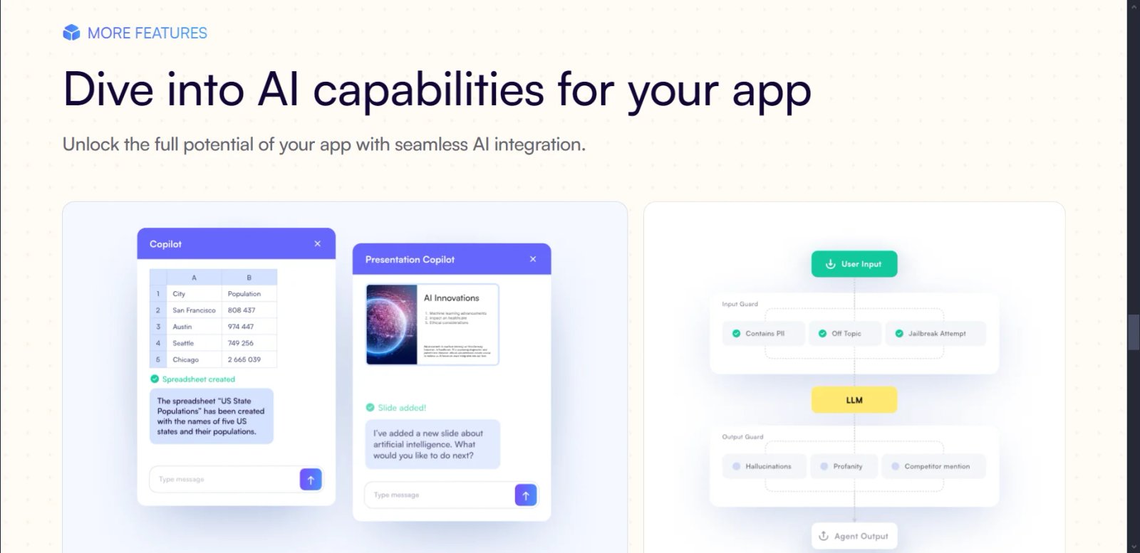 Cohere Features