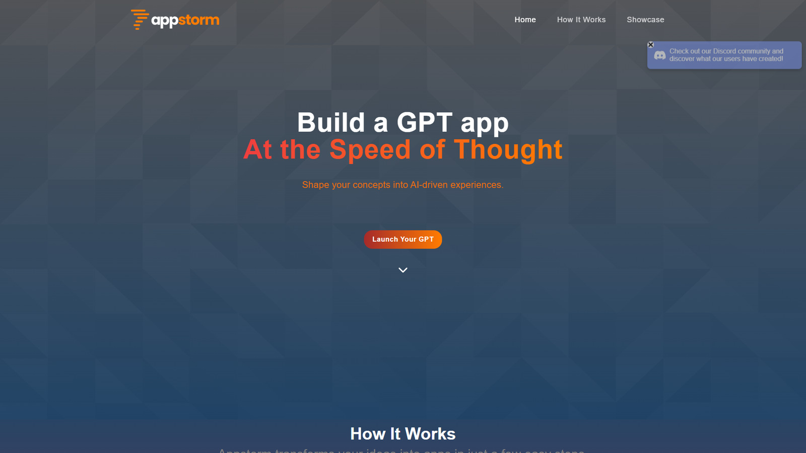 Appstorm — интерфейс нейросети Appstorm — интерфейс нейросети