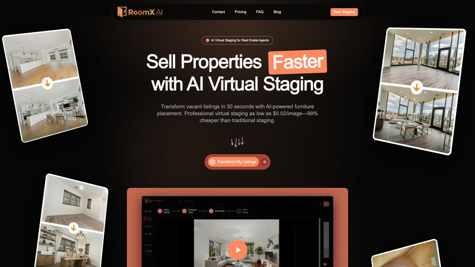 RoomX AI — интерфейс нейросети