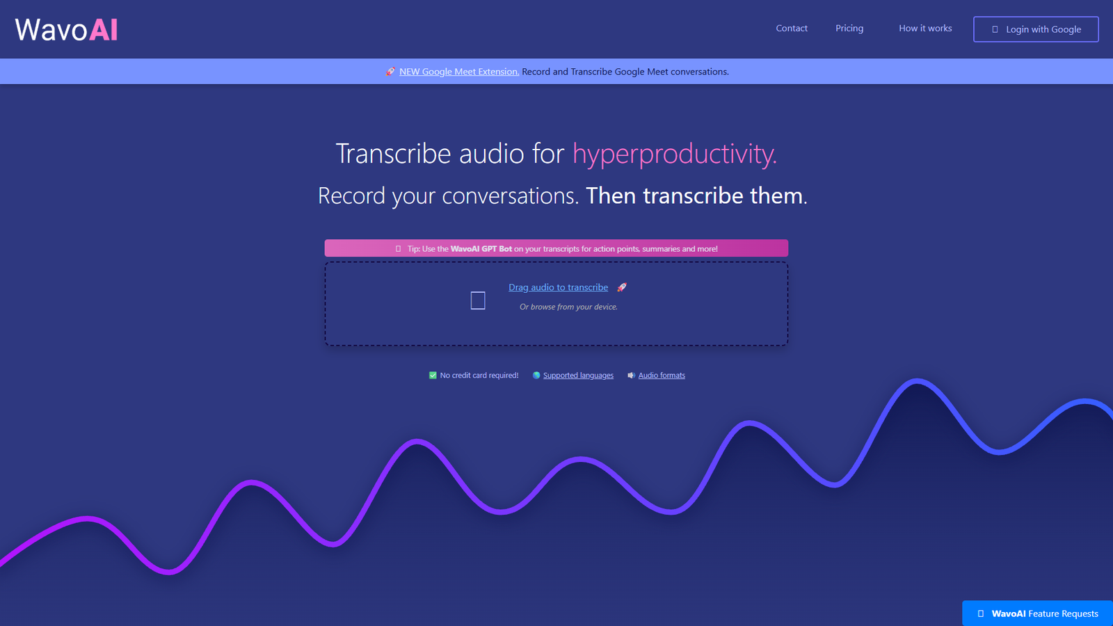 WavoAI — интерфейс нейросети WavoAI — интерфейс нейросети