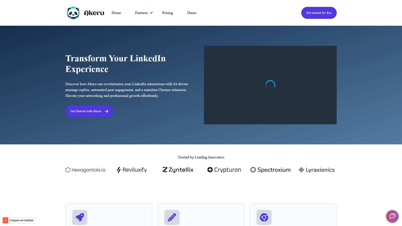Akeru — AI-ассистент для LinkedIn — интерфейс нейросети Akeru — AI-ассистент для LinkedIn — интерфейс нейросети
